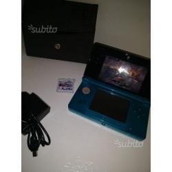 Nintendo 3ds color azzurro completa di gioco origi