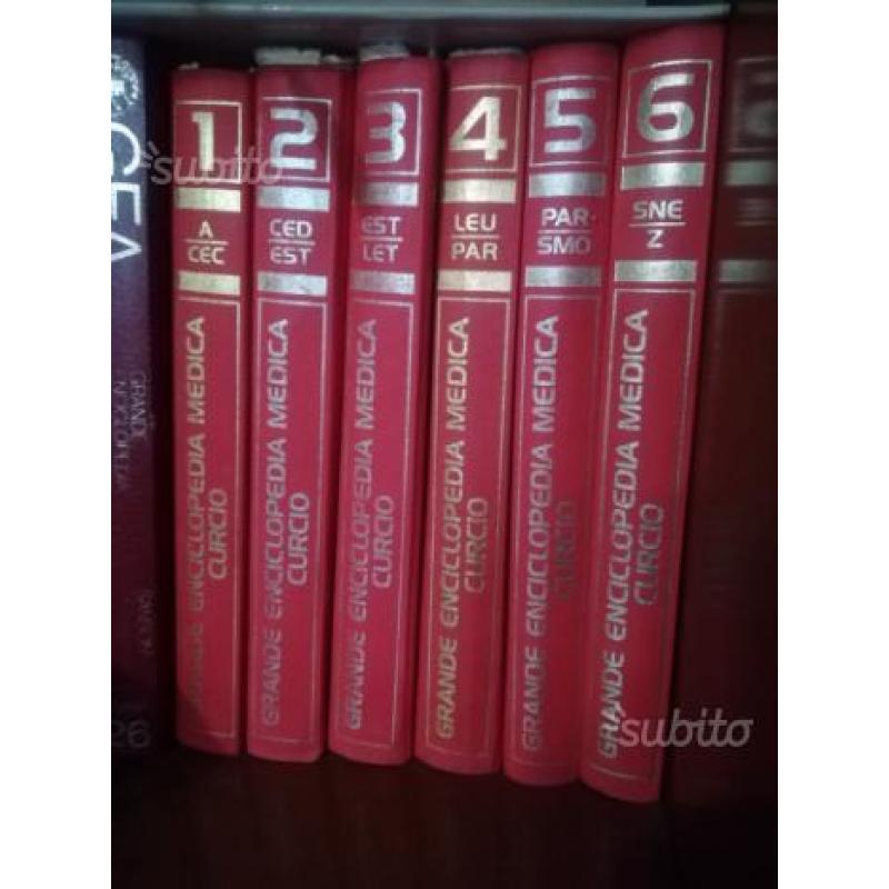 Enciclopedia medica Curcio 6 volumi
